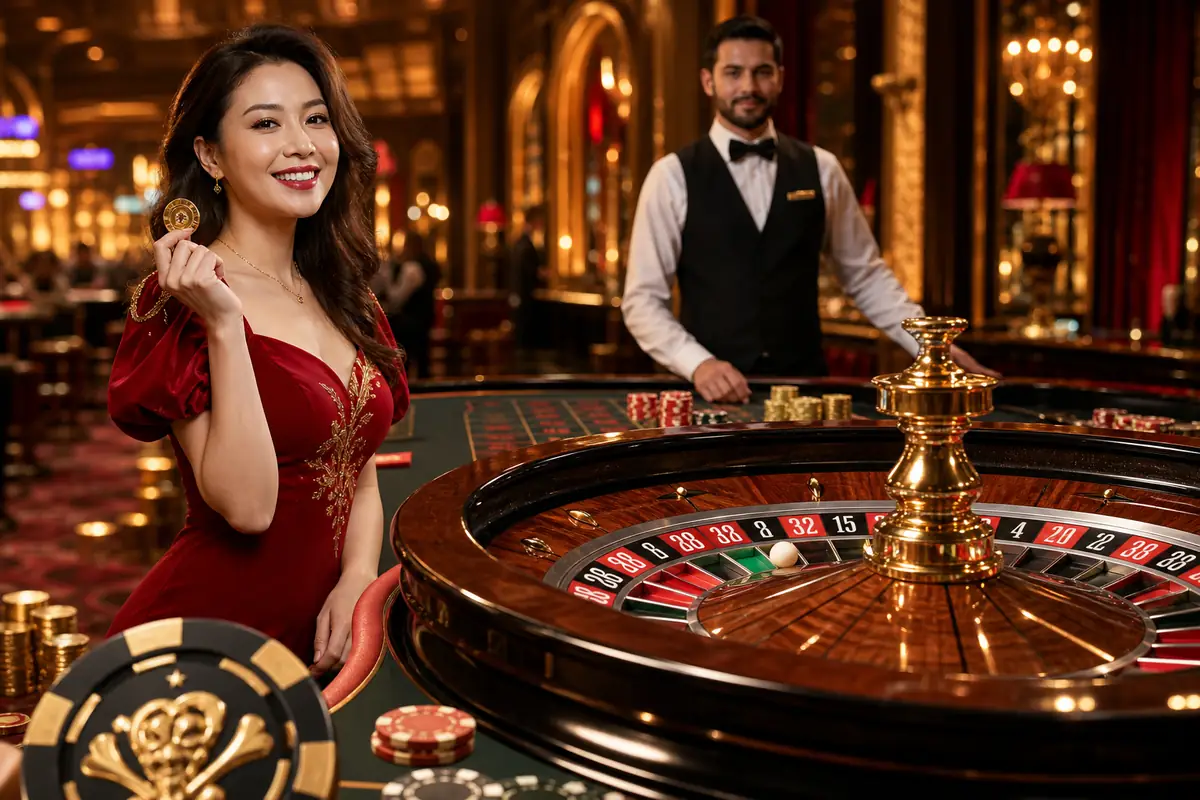 kisser88 live casino baccarat meja permainan